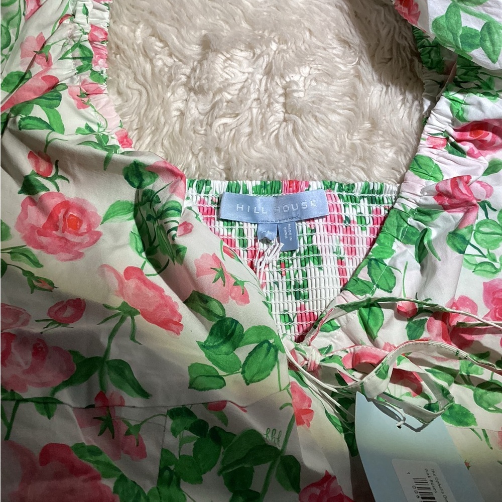 Hill House The Ophelia pink Rose dress size XL - Picture 11 of 11